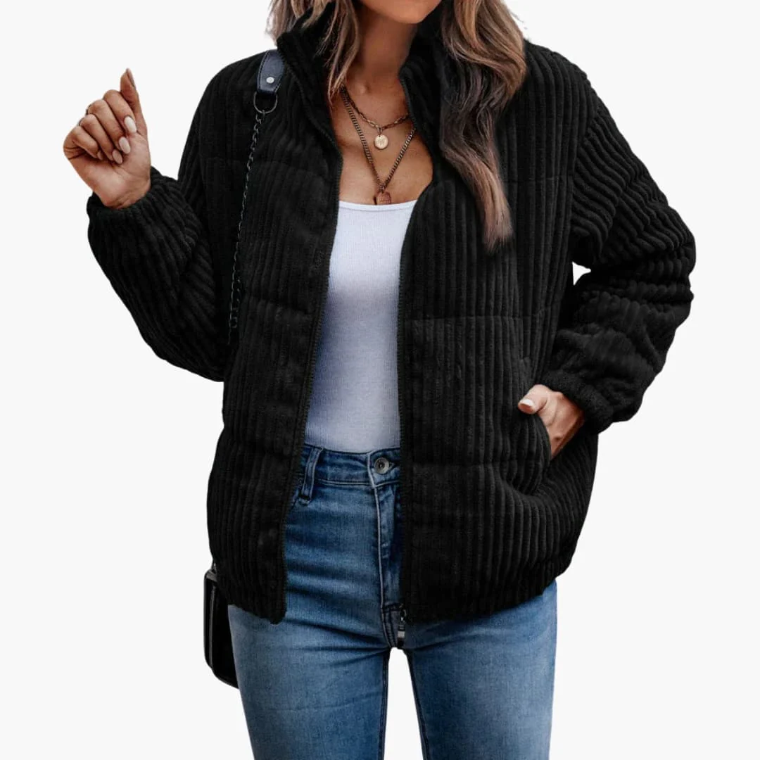 Damen Cordjacke mit Seitentaschen - Image 3