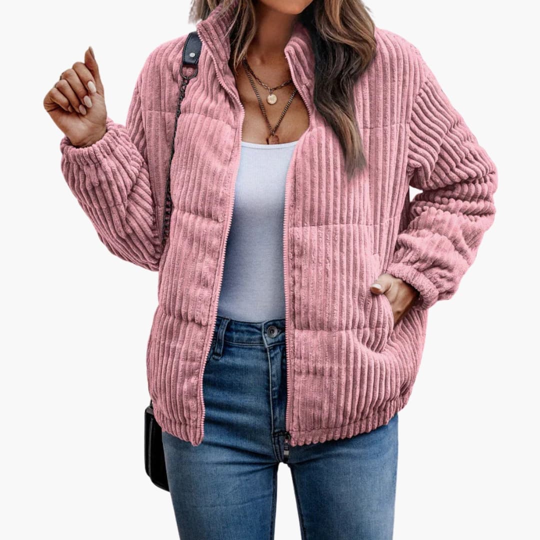 Damen Cordjacke mit Seitentaschen - Image 5