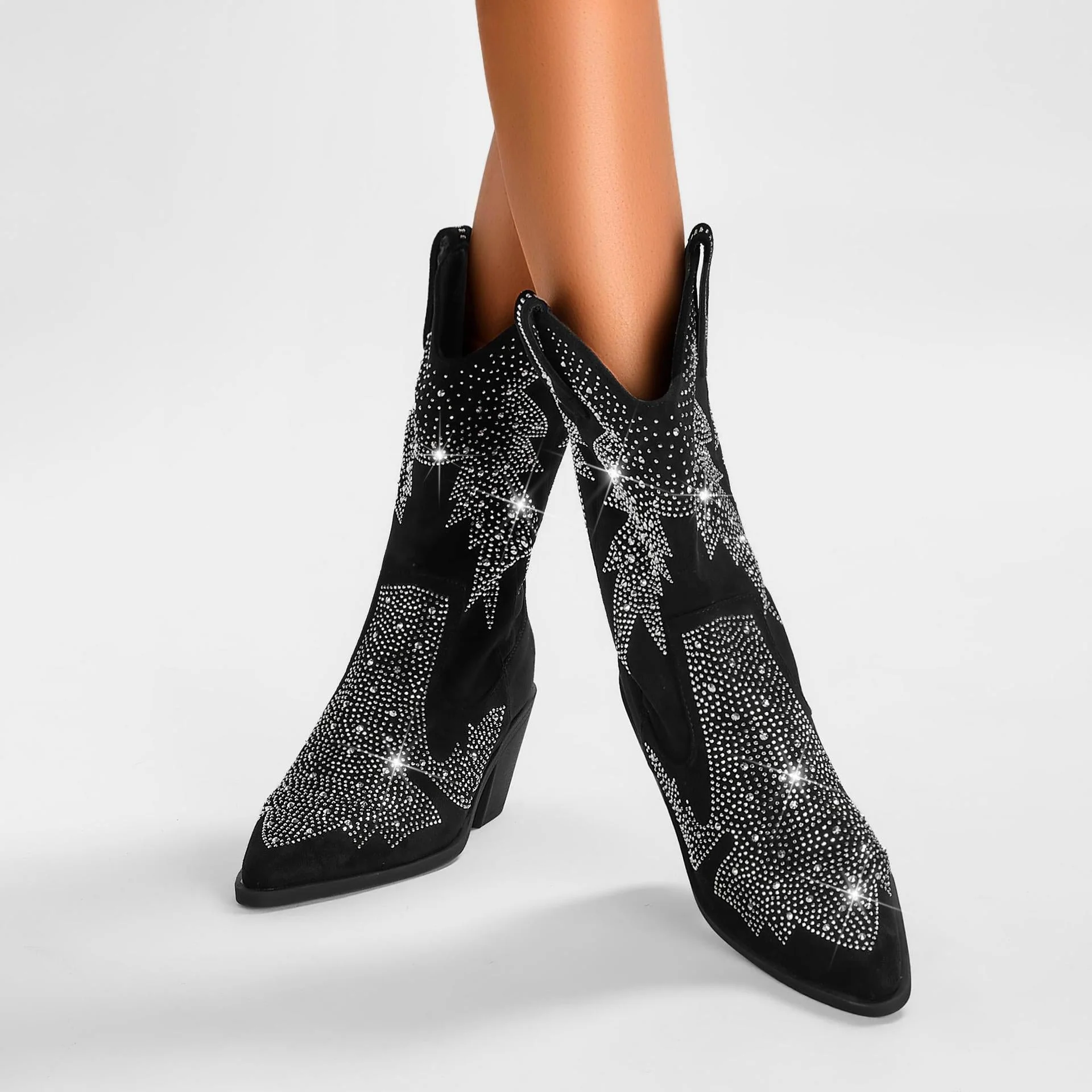 Damen Cowboystiefel Mit Mittlerer Wadenhöhe | Stilvoll - Image 3