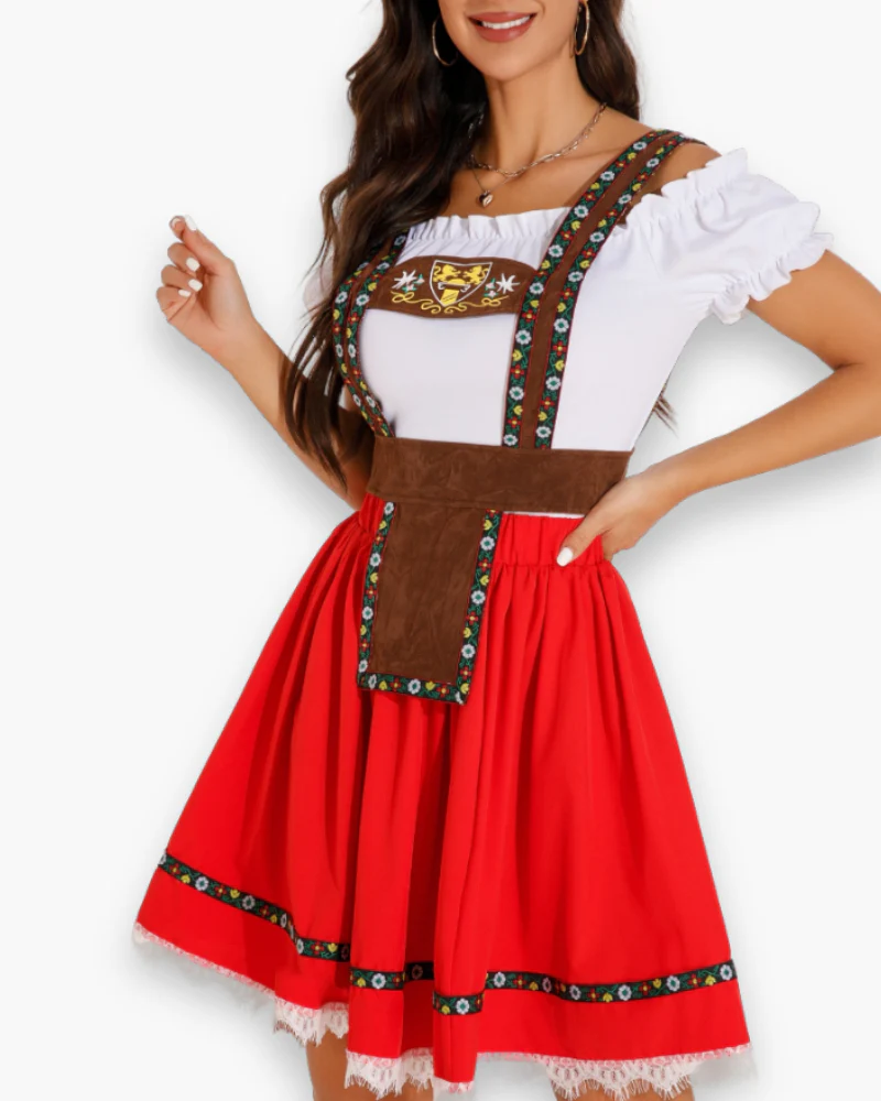 Damen Dirndl Kleid | Traditionelles Oktoberfest Outfit - Image 2