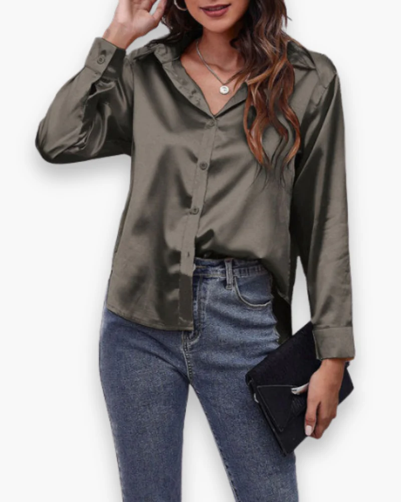 Damen Elegant Langärmelige Bluse | Festliche Blusen für Anlässe - Image 10