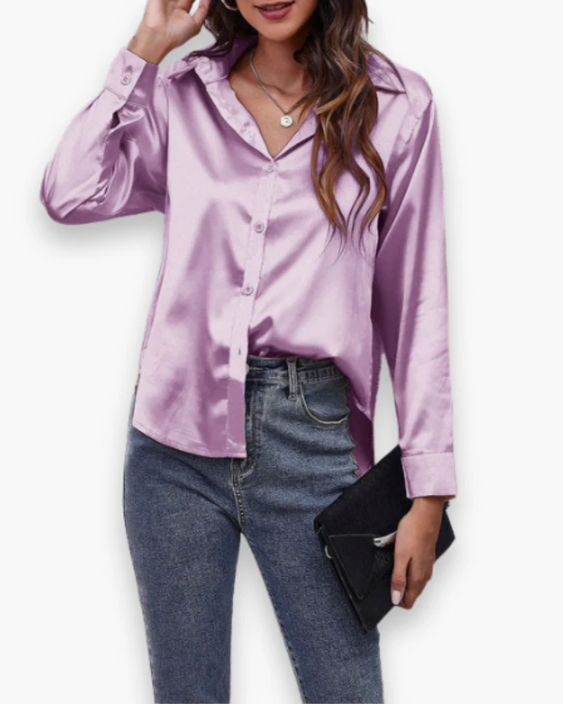 Damen Elegant Langärmelige Bluse | Festliche Blusen für Anlässe - Image 4