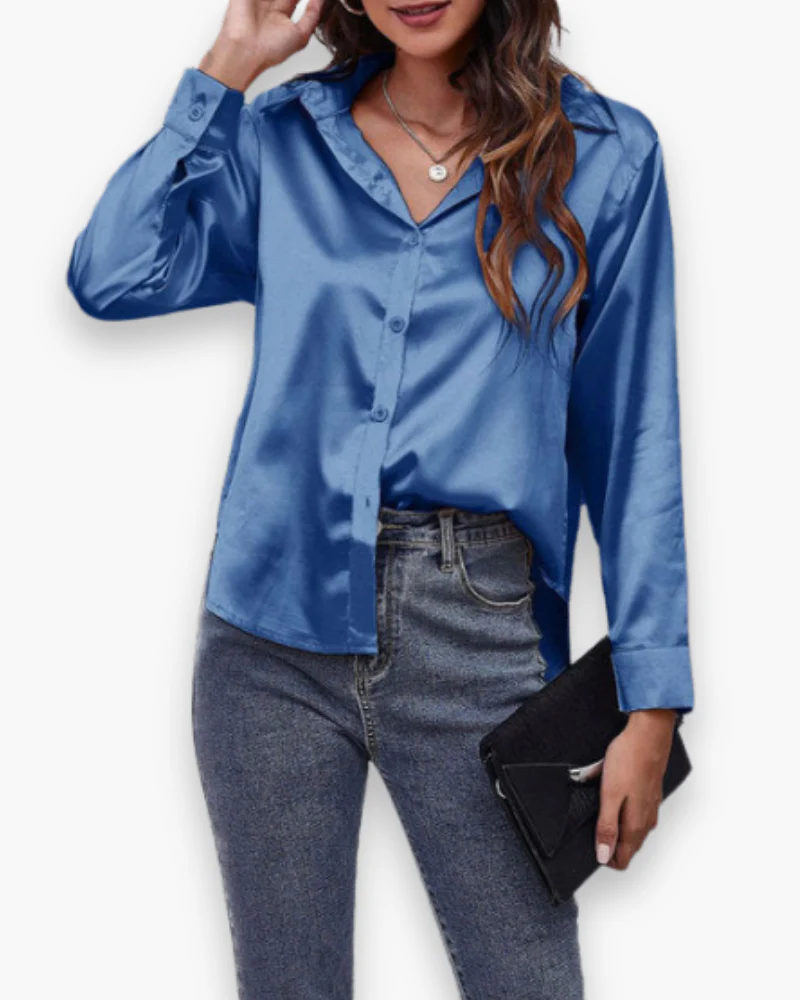 Damen Elegant Langärmelige Bluse | Festliche Blusen für Anlässe - Image 8