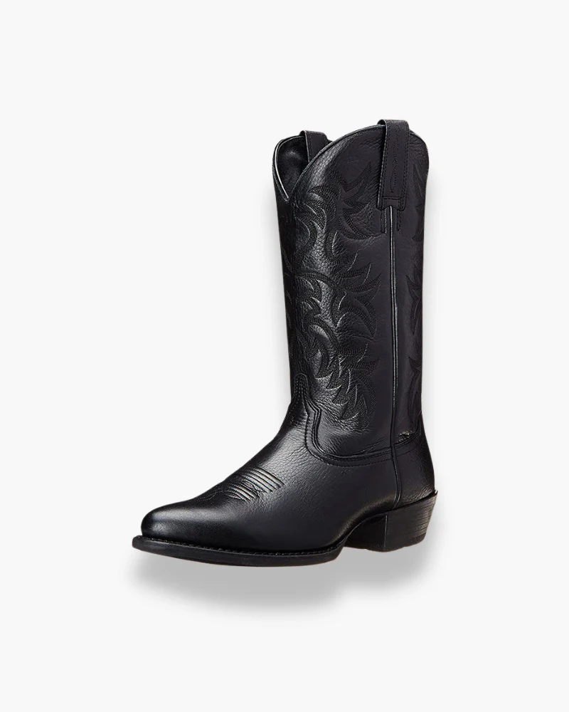 Damen Elegante Cowboystiefel | Westernstiefel Schwarz - Image 3