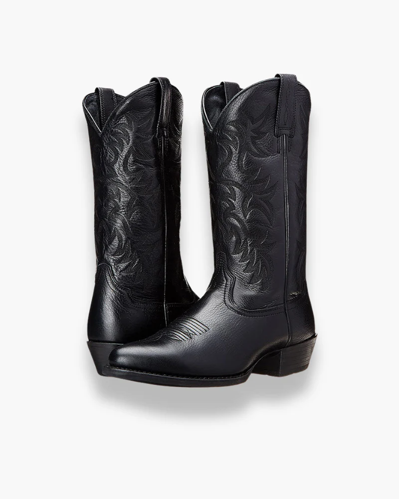 Damen Elegante Cowboystiefel | Westernstiefel Schwarz - Image 5