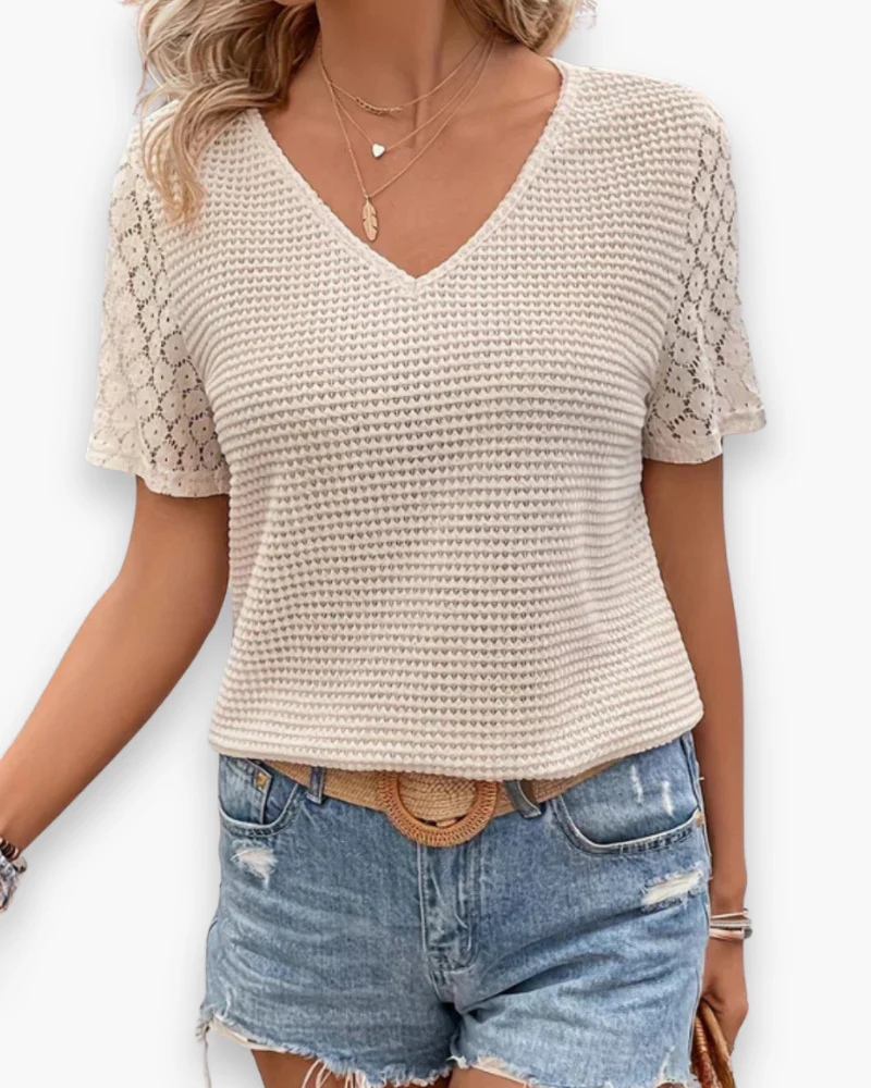 Damen Elegante Häkelbluse | Sommer Blusen - Image 5