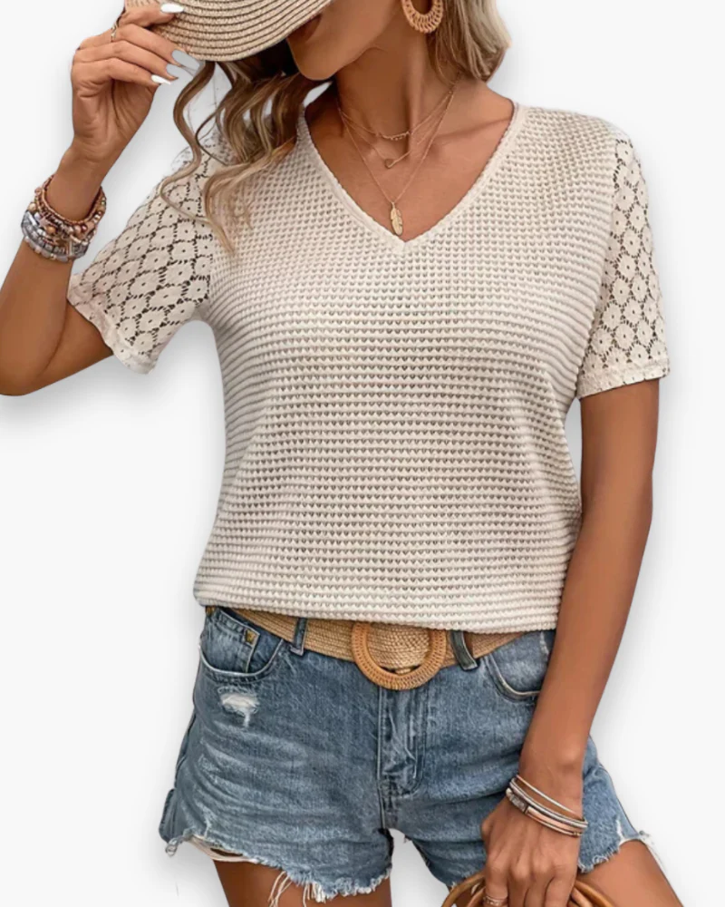 Damen Elegante Häkelbluse | Sommer Blusen - Image 6