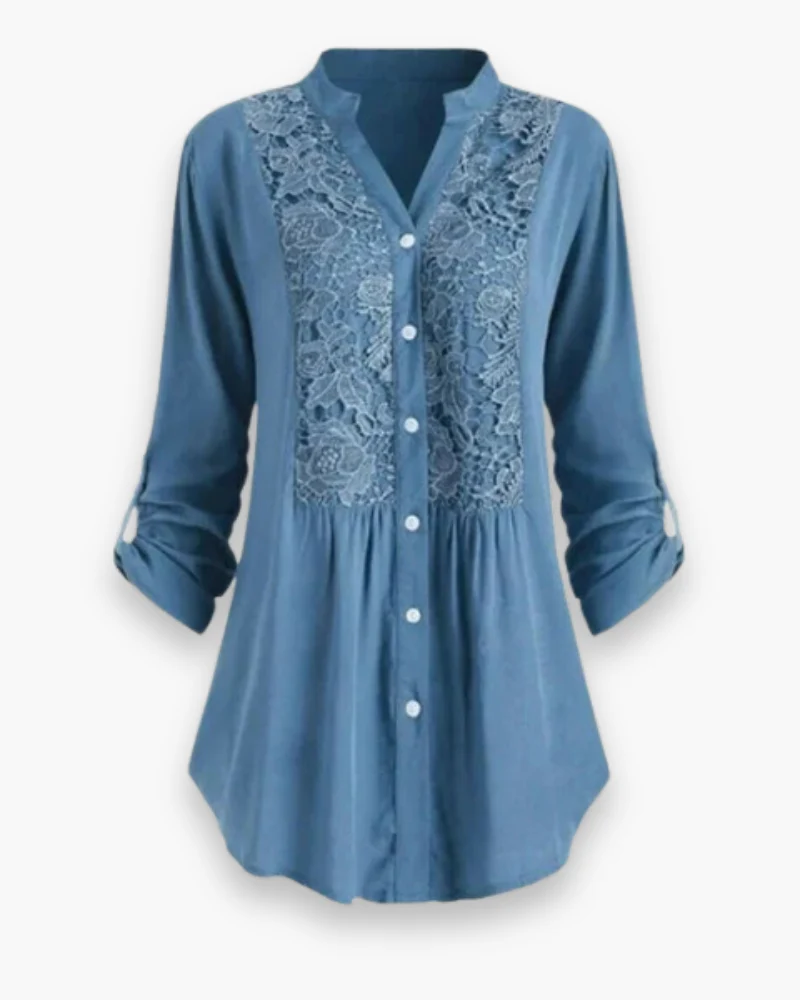 Damen Elegante Lange Bluse | Blusen - Image 5