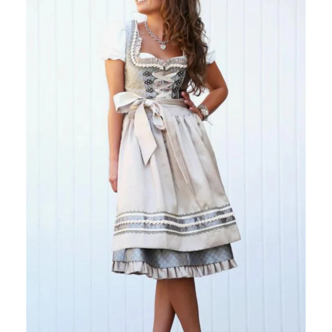 Damen Elegante Oktoberfest Dirndl Kleid - Image 2