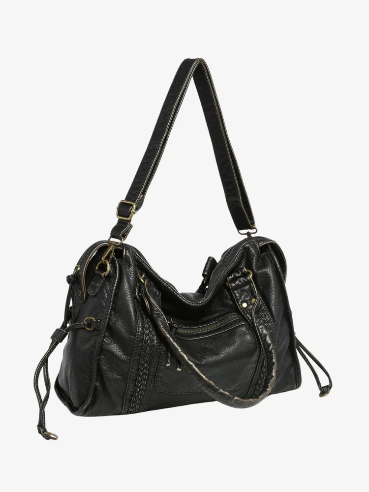Damen elegante schwarze Umhängetasche | Designer - Image 3