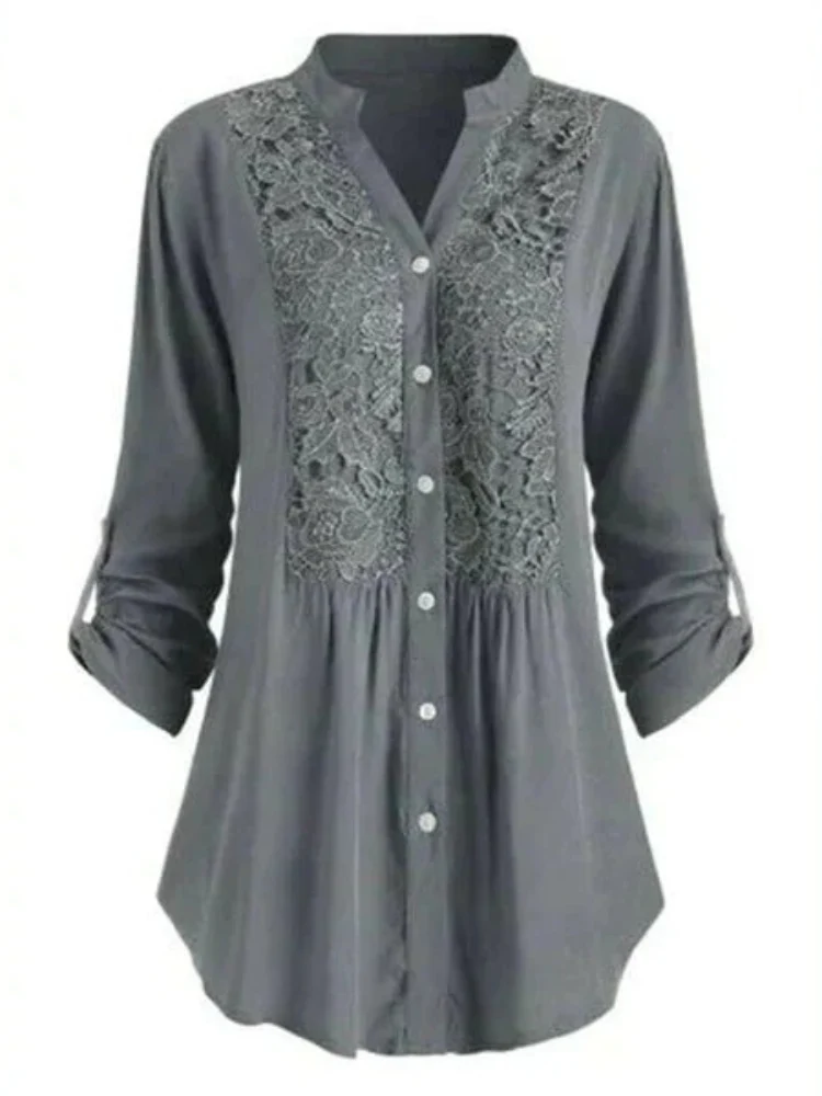 Damen elegante Sommerbluse | Langarm - Image 3