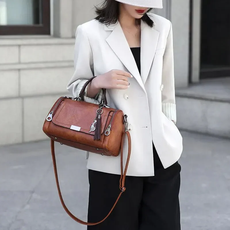 Damen elegante Vintage-Handtasche | Designer - Image 4
