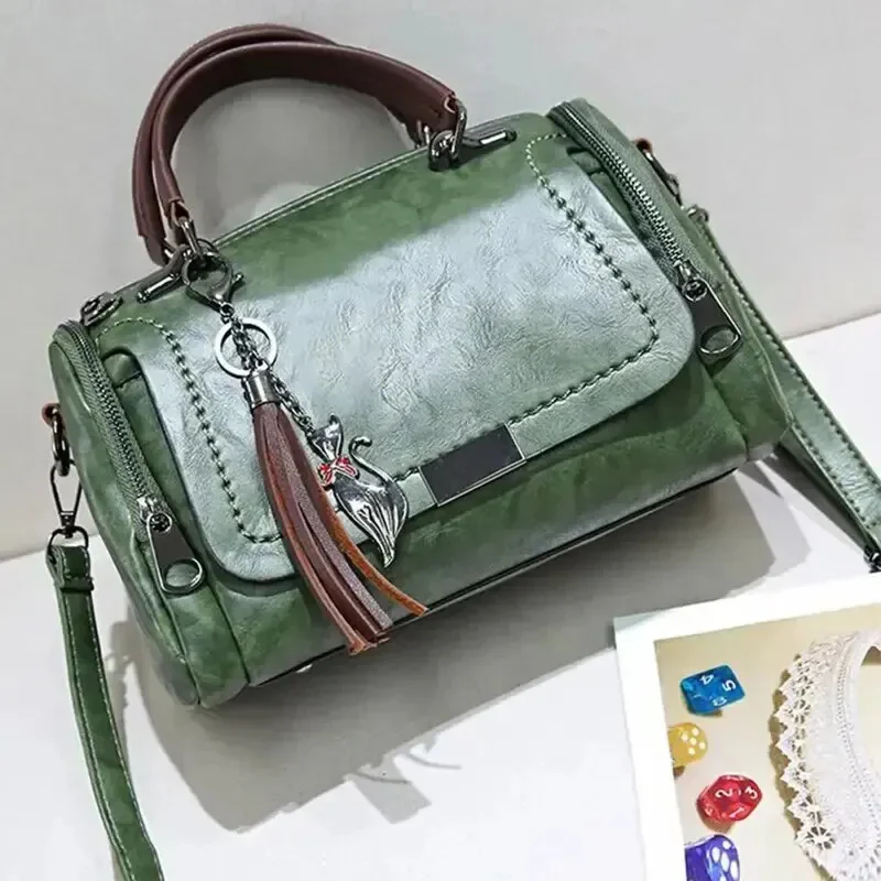 Damen elegante Vintage-Handtasche | Designer - Image 6