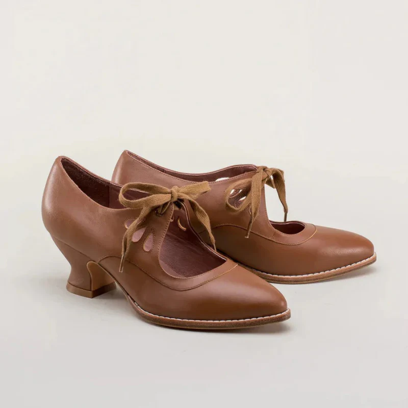 Damen elegante Vintage Schuhe mit Absätzen | Bequem - Image 4
