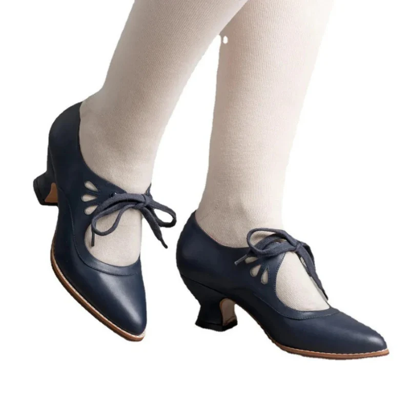 Damen elegante Vintage Schuhe mit Absätzen | Bequem - Image 5