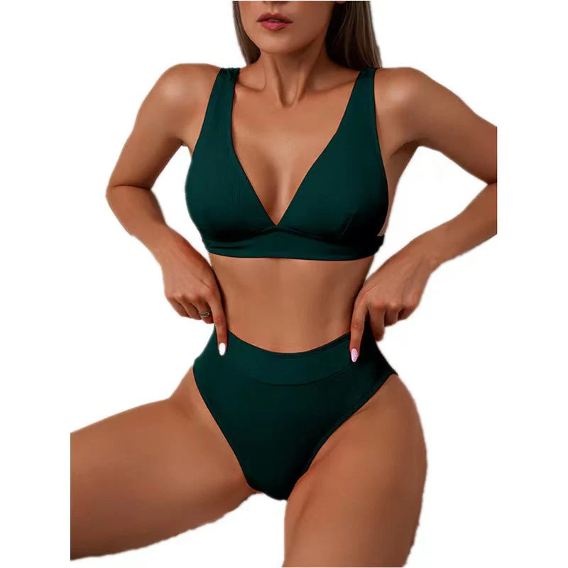 Damen Eleganter Hochtaillierter Bikini | Bademode - Image 7