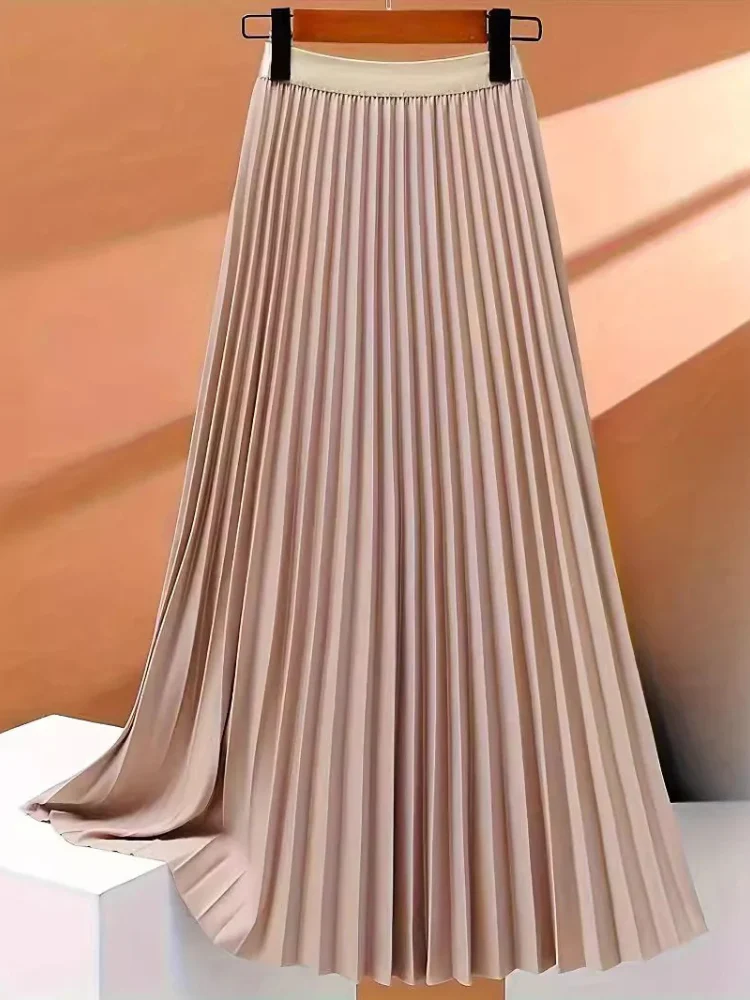 Damen eleganter Midirock mit hoher Taille | Lang - Image 5