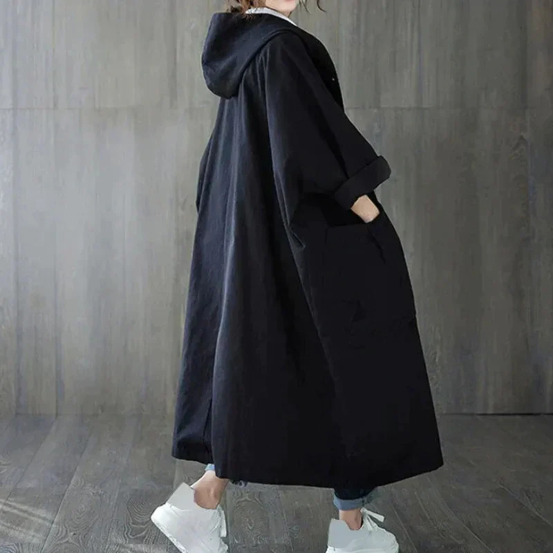 Damen eleganter weiter Trenchcoat | Wasserdichte - Image 4