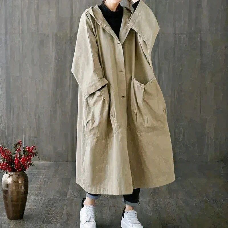 Damen eleganter weiter Trenchcoat | Wasserdichte - Image 5