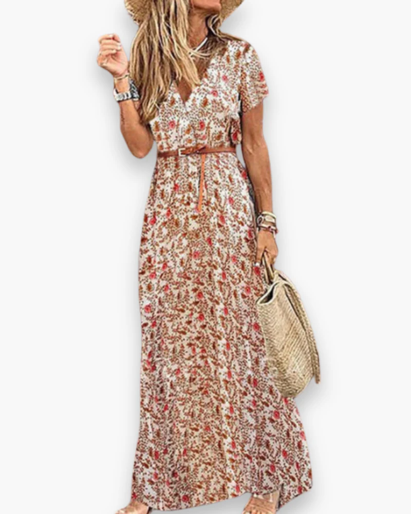 Damen Elegantes Boho Kleid | Maxi Sommerkleid - Image 2