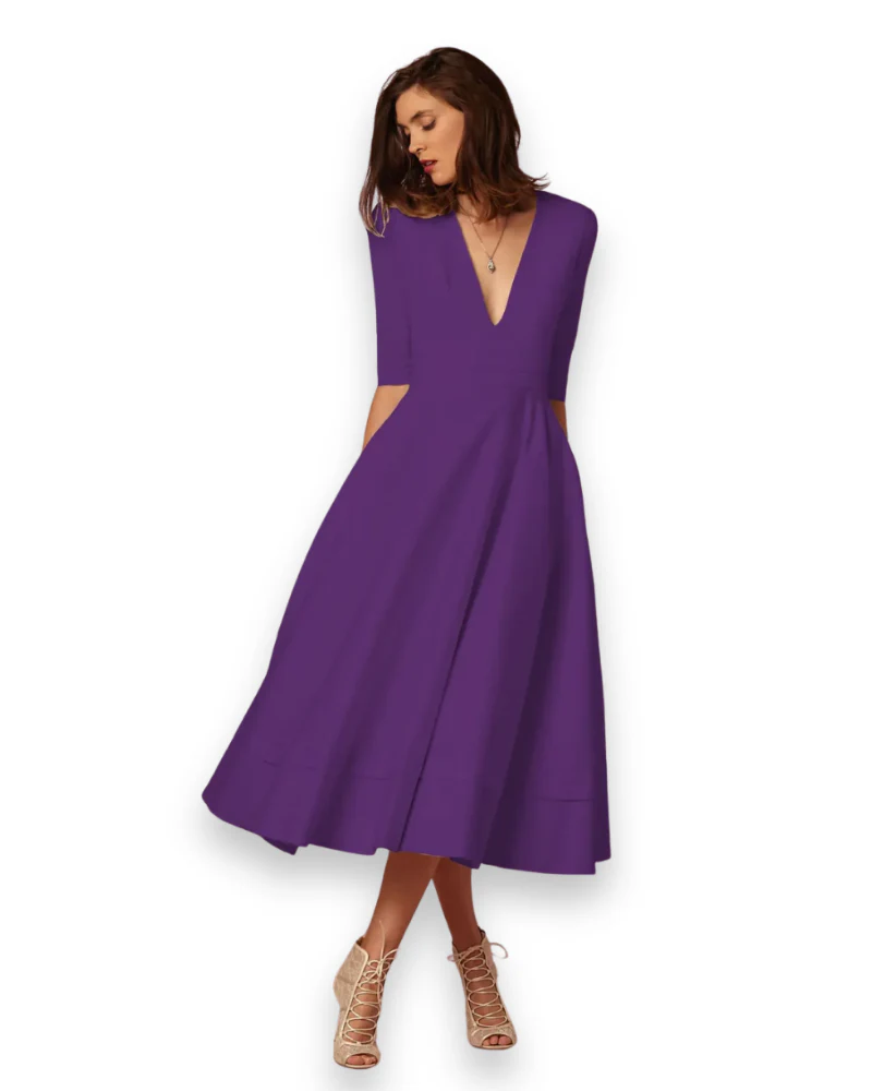 Damen Elegantes Festliches Kleid | Ärmellos Maxi - Image 10