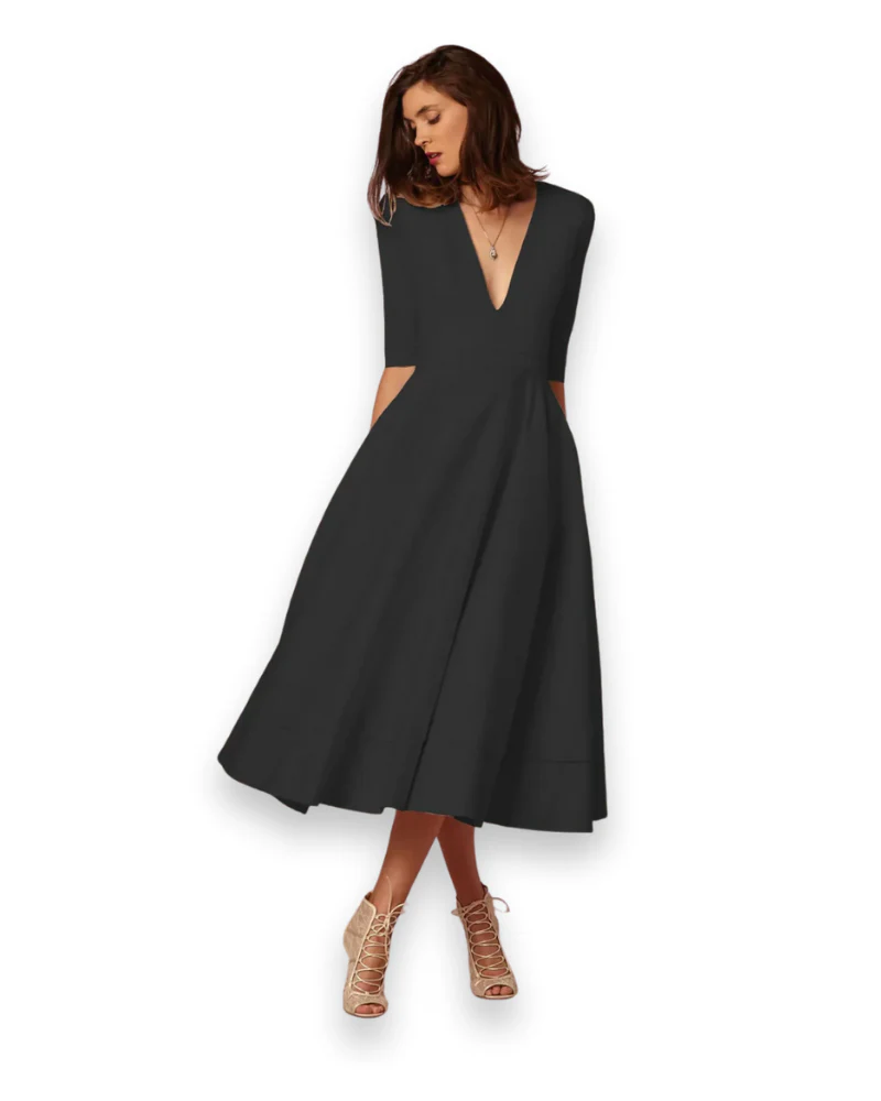 Damen Elegantes Festliches Kleid | Ärmellos Maxi - Image 6