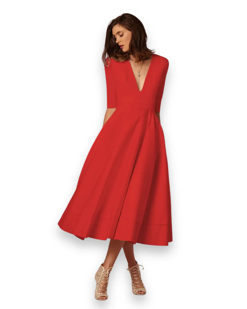 Damen Elegantes Festliches Kleid | Ärmellos Maxi - Image 9