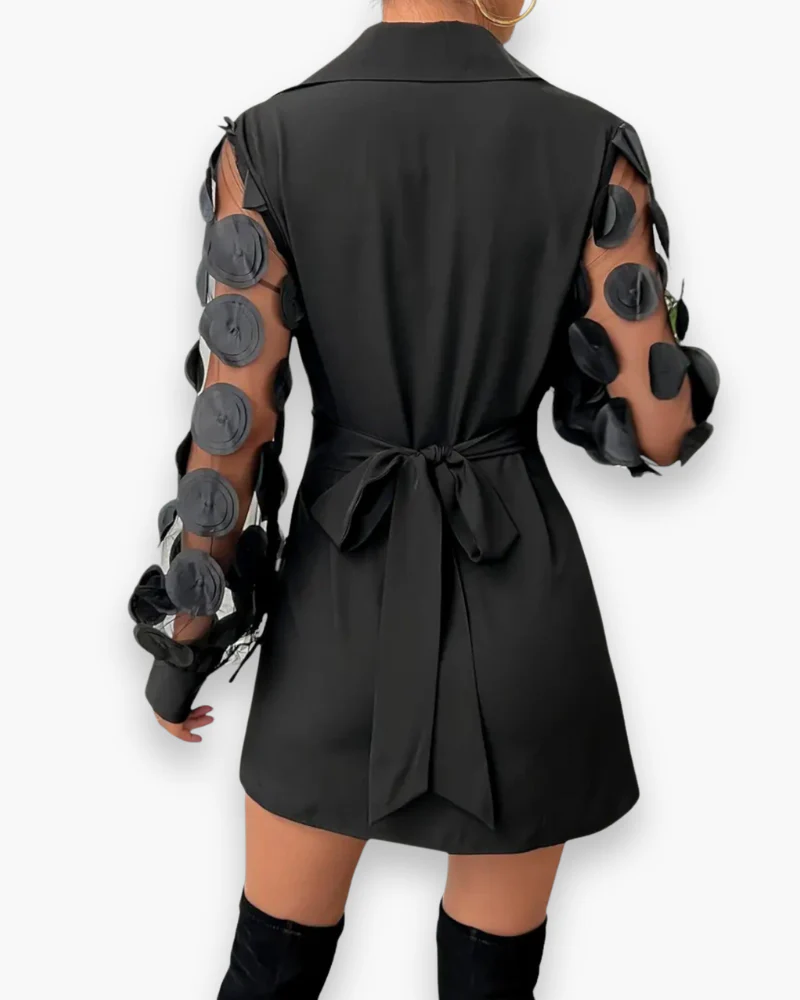Damen Elegantes Festliches Kleid mit Schleife | Mini - Image 2