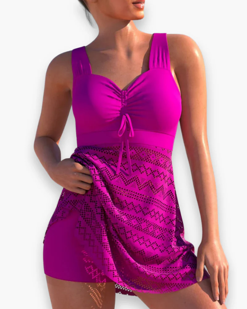 Damen Elegantes Gepolstertes Tankini-Set | Strandmode - Image 7