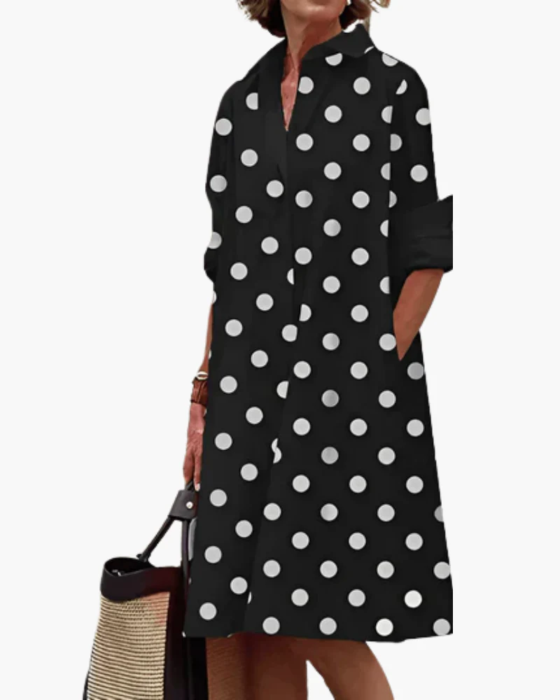 Damen Elegantes Hemdblusen Kleid | Modern - Image 6