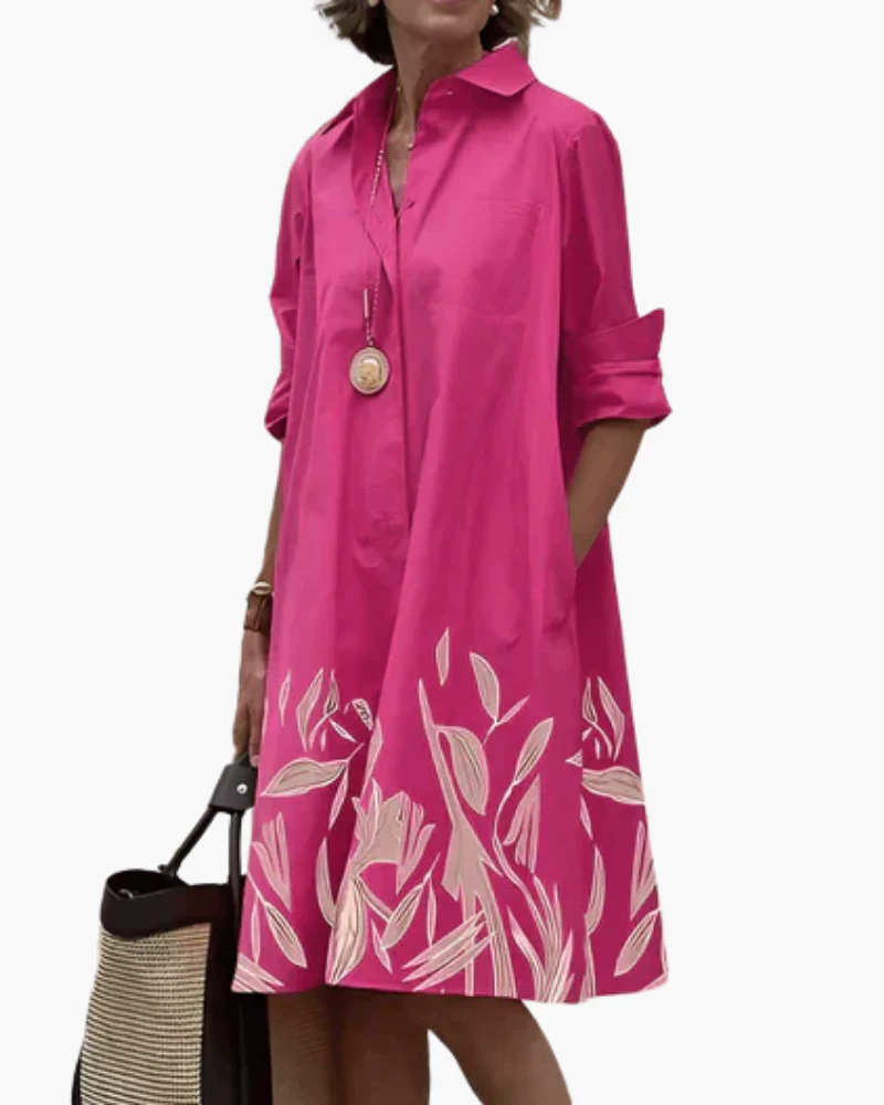 Damen Elegantes Hemdblusen Kleid | Modern - Image 7