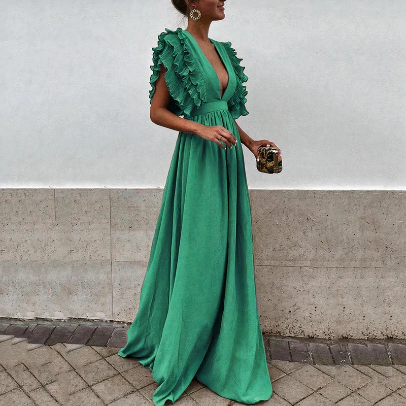 Damen elegantes Kleid für Hochzeitsgäste | Maxi - Image 2