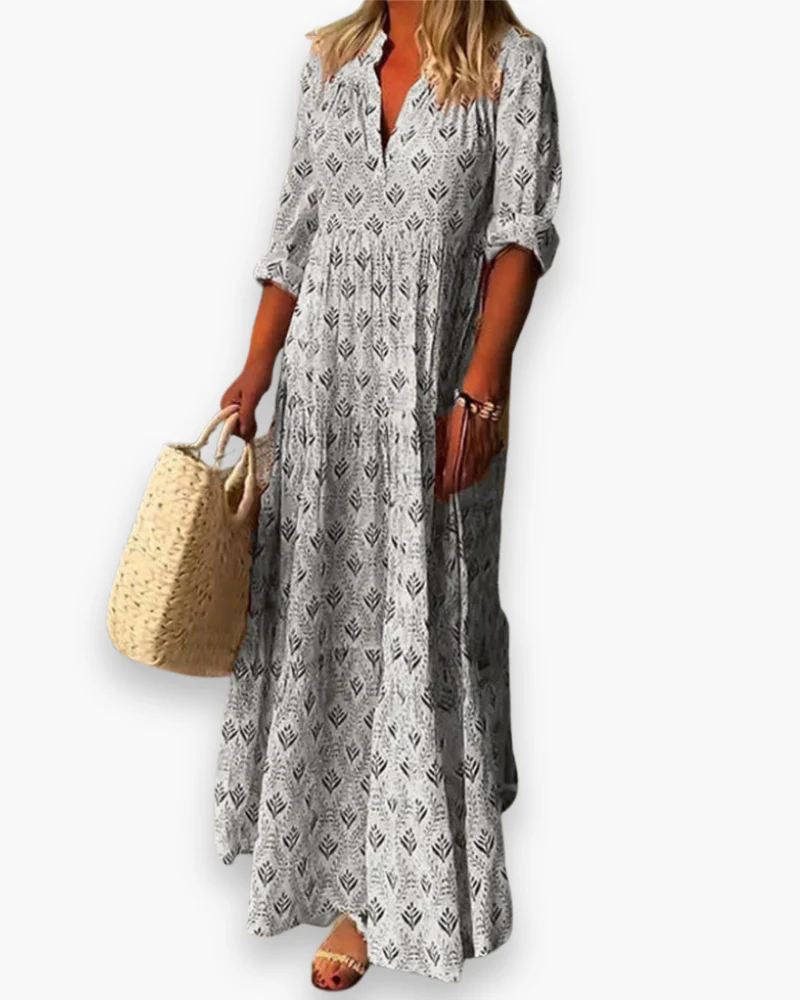 Damen Elegantes Maxi Kleid | Boho Abendkleid - Image 2