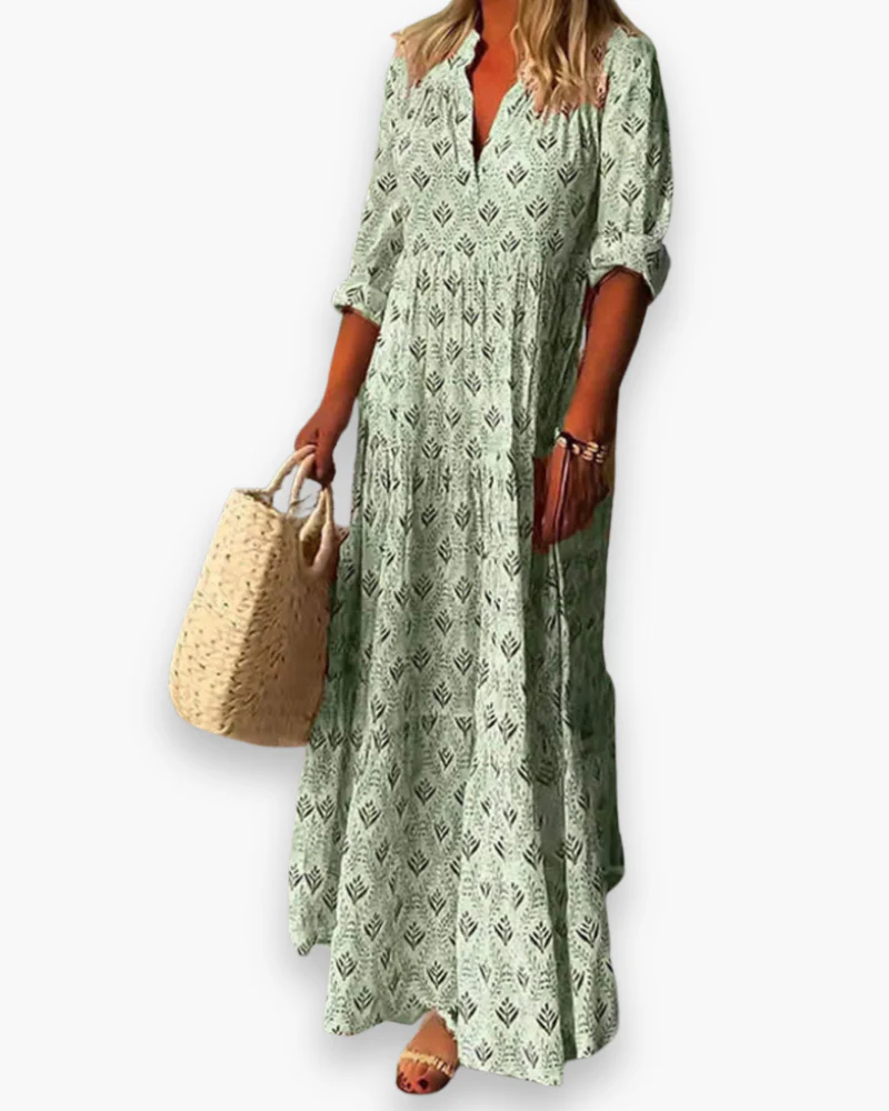 Damen Elegantes Maxi Kleid | Boho Abendkleid - Image 3