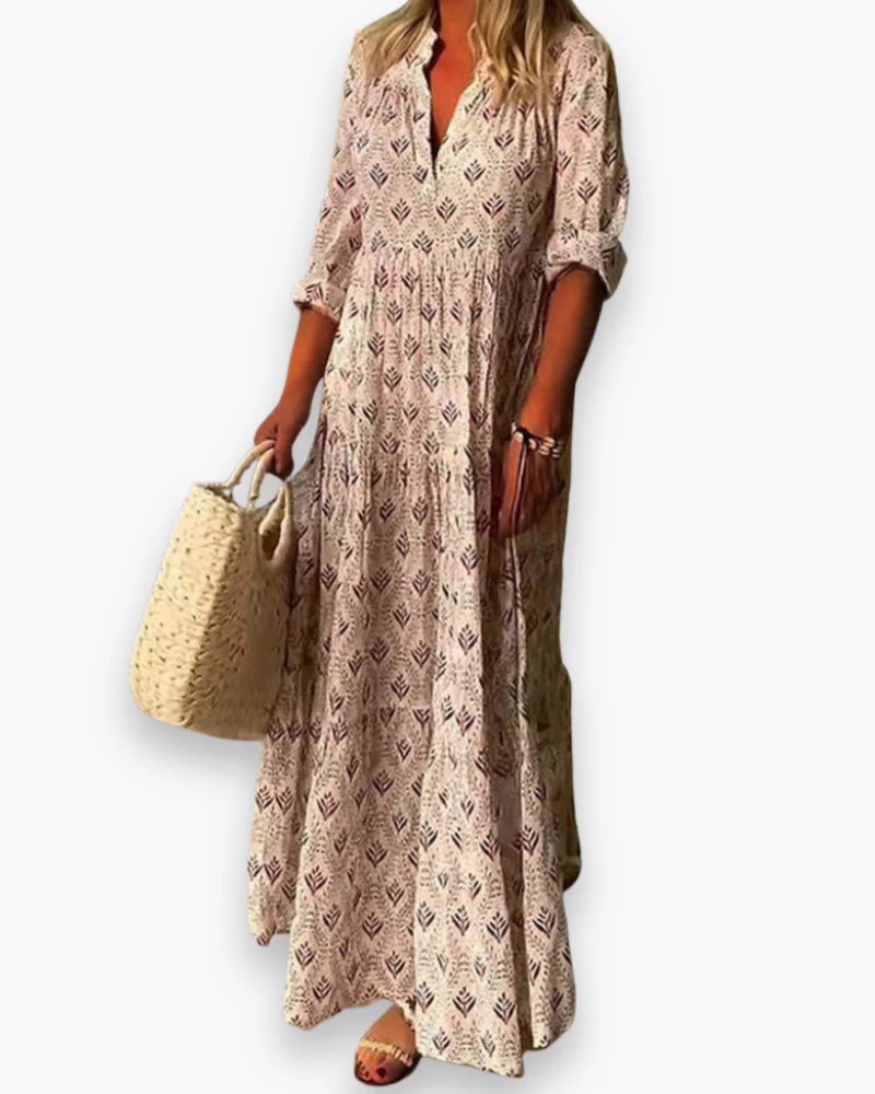 Damen Elegantes Maxi Kleid | Boho Abendkleid - Image 4