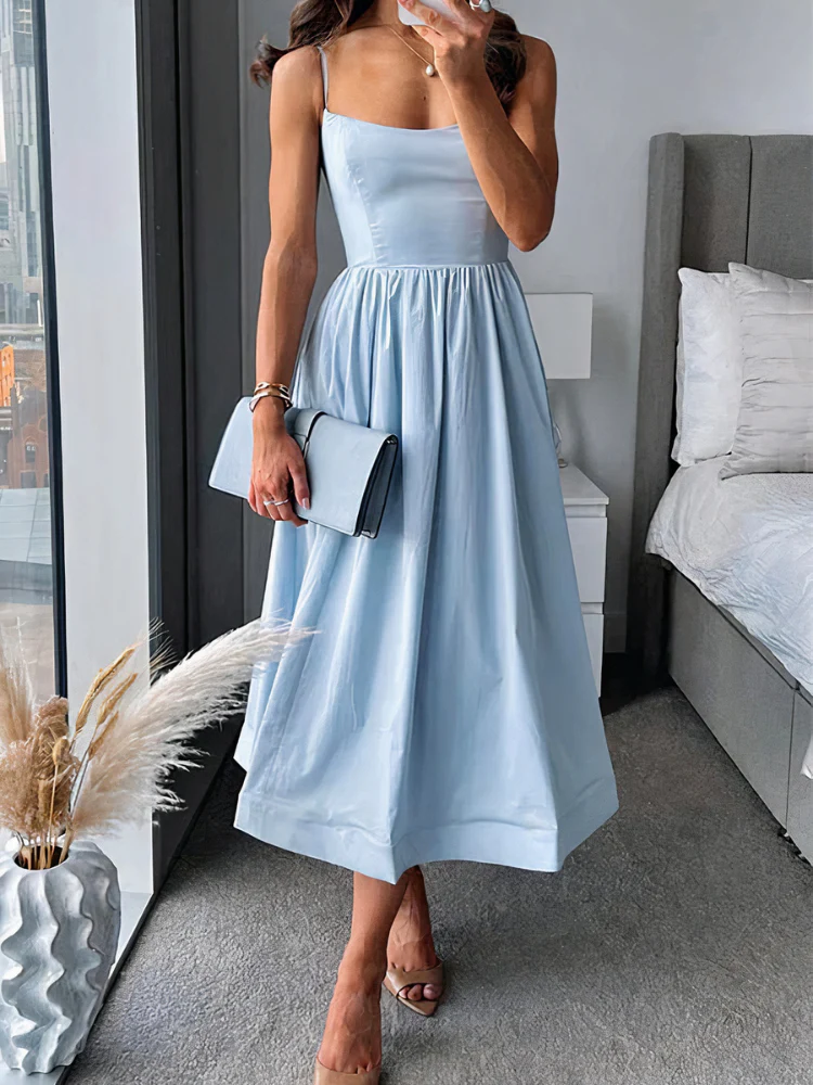 Damen elegantes schmeichelhaftes Kleid | Midi - Image 2