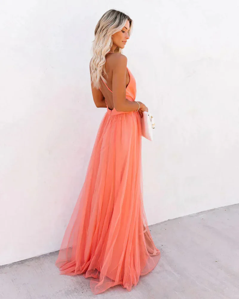 Damen elegantes Spitzen-Abendkleid | Maxi - Image 5