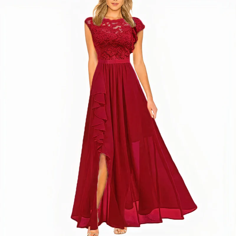 Damen elegantes Spitzen-Party-Kleid | Maxi - Image 3