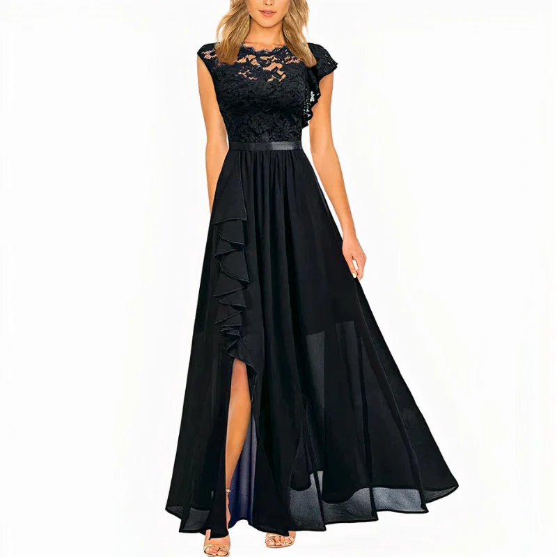 Damen elegantes Spitzen-Party-Kleid | Maxi - Image 4