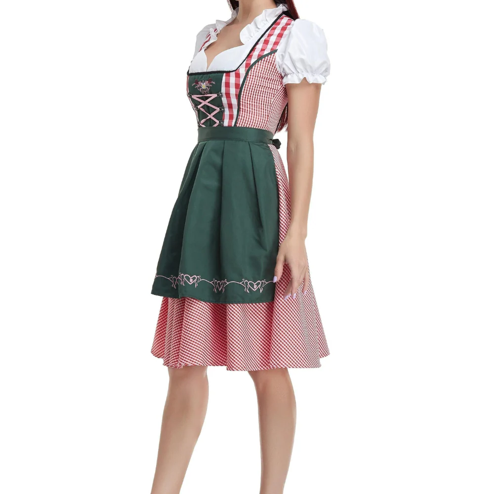 Damen Elegantes Traditionelles Dirndlkleid | Midi - Image 2