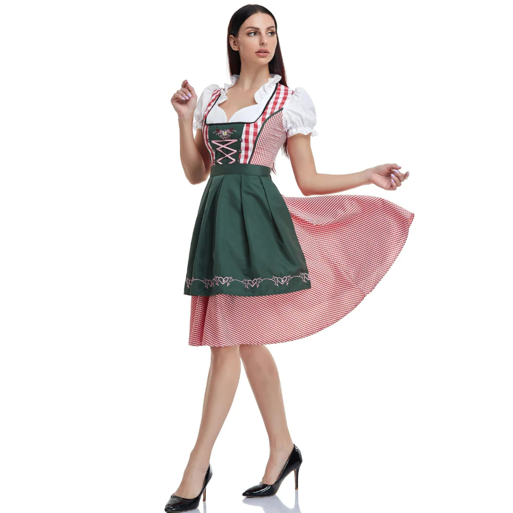 Damen Elegantes Traditionelles Dirndlkleid | Midi - Image 3