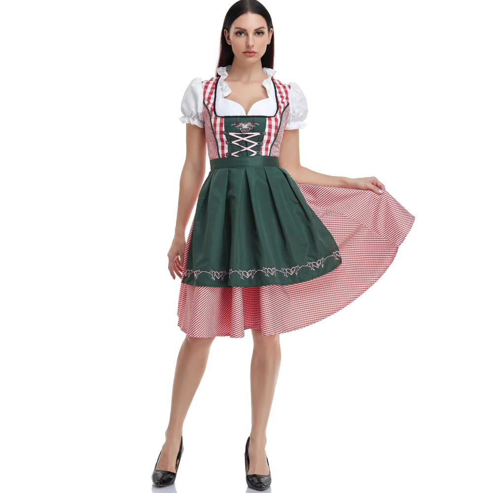 Damen Elegantes Traditionelles Dirndlkleid | Midi - Image 4