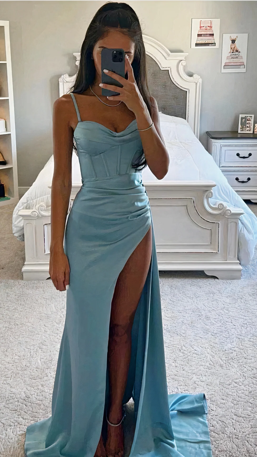 Damen elegantes Vintage-Abendkleid | Maxi - Image 2