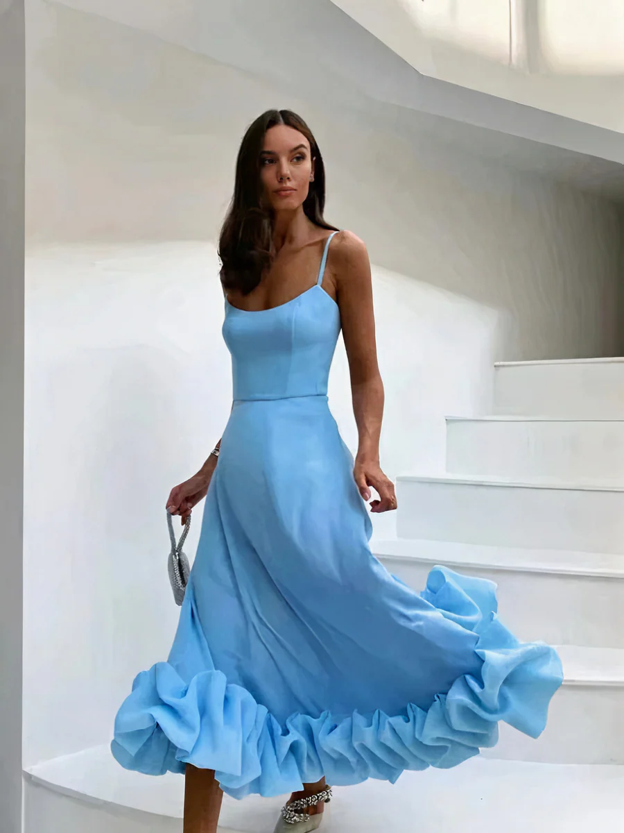 Damen elegantes Vintage-Bustierkleid | Midi - Image 4