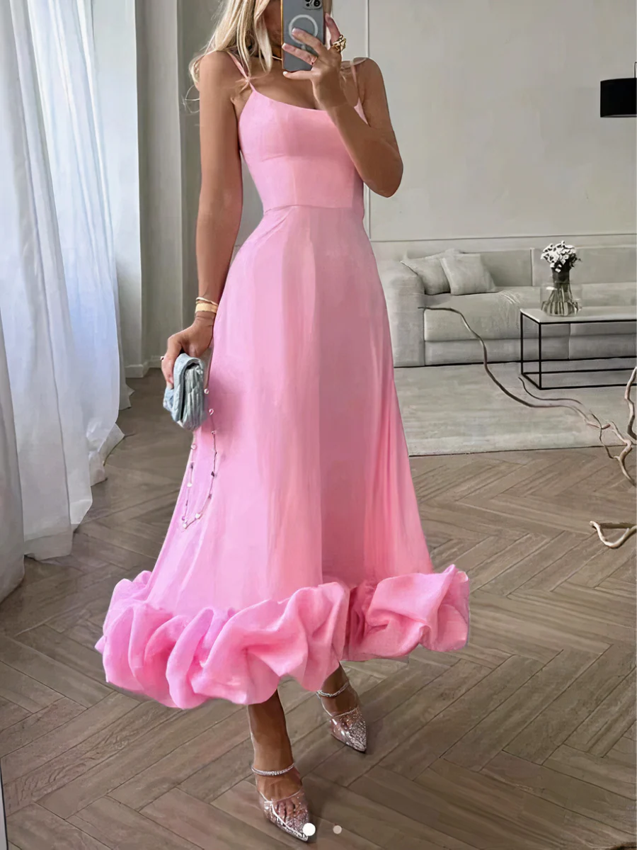 Damen elegantes Vintage-Bustierkleid | Midi - Image 5