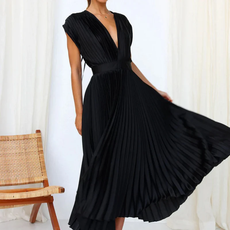 Damen elegantes Vintage-Cocktailkleid | Midi - Image 8