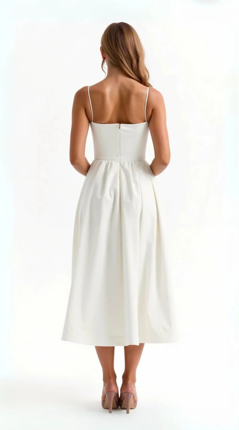 Damen elegantes Vintage-Sommerkleid | Midi - Image 3
