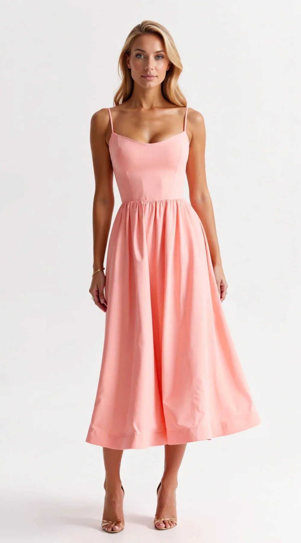 Damen elegantes Vintage-Sommerkleid | Midi - Image 4