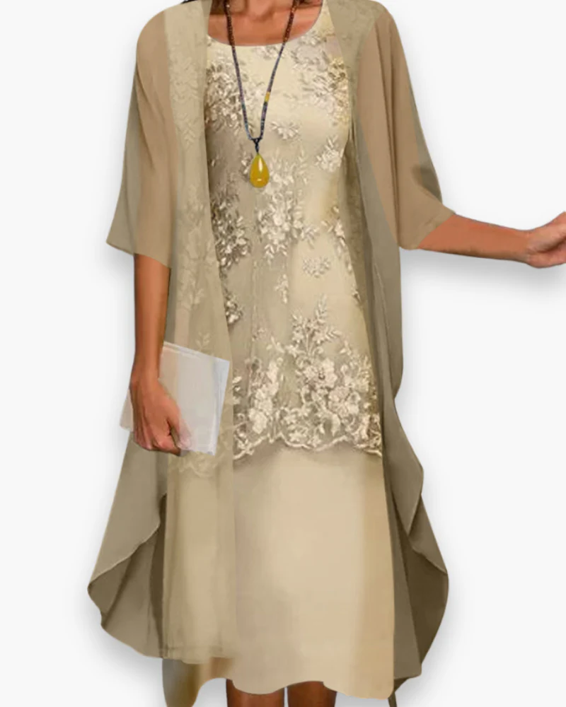 Damen Elegantes Zweiteiliges Kleid | Sommerkleider - Image 3