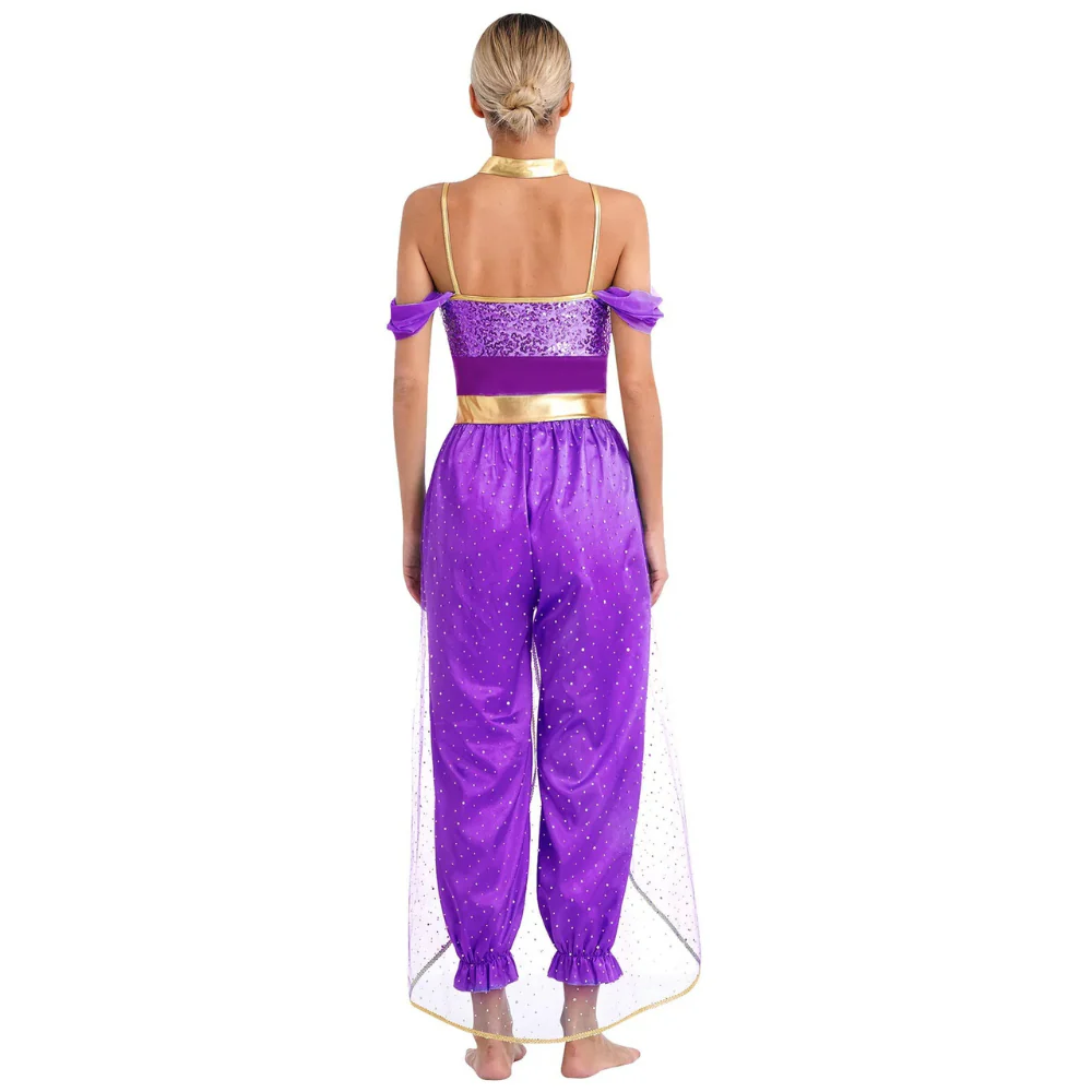 Damen Fantasy Halloween Jumpsuit | Schulterfrei im Harem-Stil - Image 7